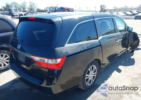2011 Honda Odyssey Ex-L из США, поврежденный, VIN 5FNRL5H68BB101800